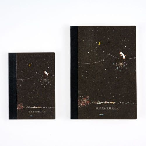 Hobonichi Techo - Graph Notebook - Hiroko Kubota: Another Night of Falling Star Sparklers