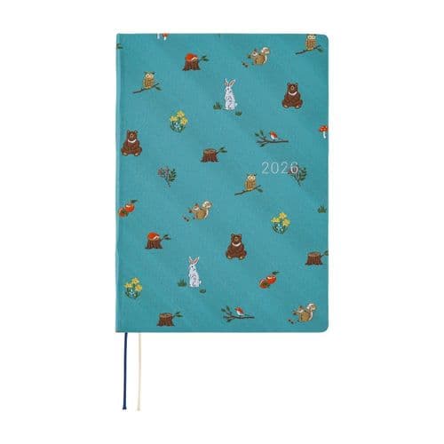 Hobonichi Techo - HON A5 - English Version - Bow & Tie: In the Forrest