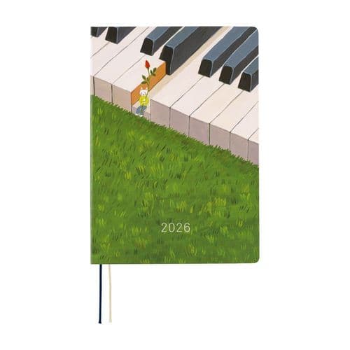 Hobonichi Techo - HON A5 - English Version - Hiroko Kubota: Waiting on the Cord