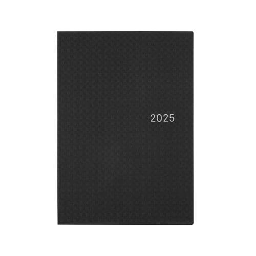 Hobonichi Techo - HON A6 - English Version 2025 - Paper Series: Black Gingham