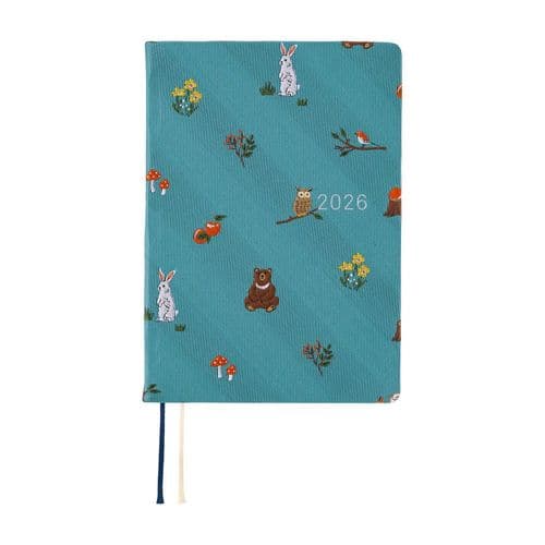 Hobonichi Techo - HON A6 - English Version - Bow & Tie: In the Forrest