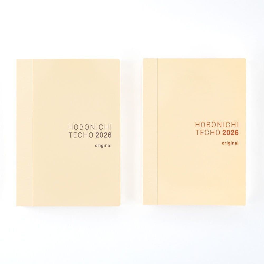 Hobonichi Techo - Japanese Original Book 2026 (A6) - Monday or Sunday Start
