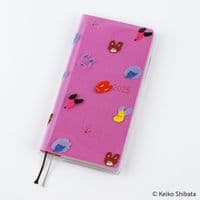 Hobonichi Techo - Keiko Shibata: Clear Cover for Weeks (Dog Ears Fluttering in the Wind)