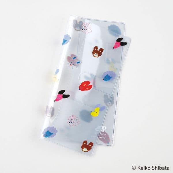 Hobonichi Techo - Keiko Shibata: Clear Cover for Weeks (Dog Ears Fluttering in the Wind)