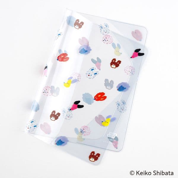Hobonichi Techo - Keiko Shibata: Cover on Cover for A5 Size (Dog Ears Fluttering in the Wind)