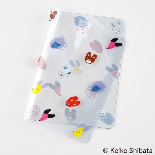 Hobonichi Techo - Keiko Shibata: Cover on Cover for A6 Size (Dog Ears Fluttering in the Wind)