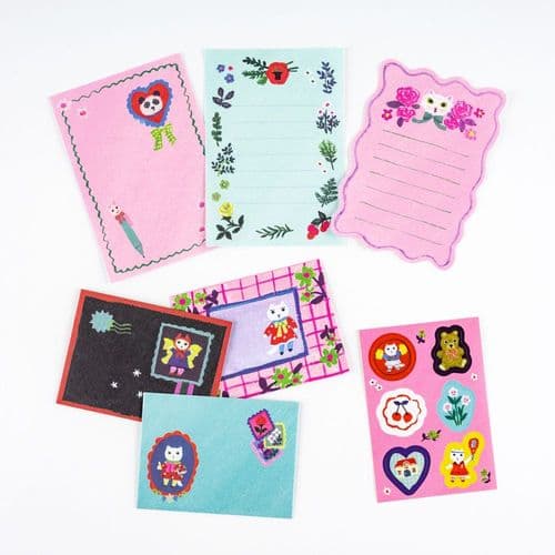 Hobonichi Techo - Mini Letter Set - Yumi Kitagishi: White Cat's