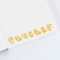 Hobonichi Techo - Papers - 100% ORANGE: Squirrel Appears
