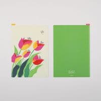 Hobonichi Techo - Pencil Board A5 - Keiko Shibata: Swaying Tulip