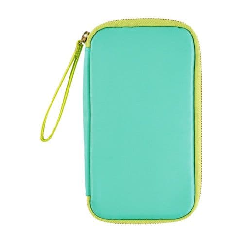 Hobonichi Techo - Small Drawer Pouch - Aqua Lime