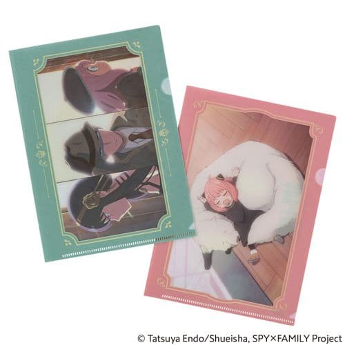 Hobonichi Techo - SPY x FAMILY: Hobonichi Clear Folder Set of 2 for A5 Size (SPY x FAMILY) Group 1