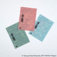 Hobonichi Techo - SPY x FAMILY: Hobonichi Clear Folder Set of 3 for A6 Size (SPY x FAMILY) Group 1