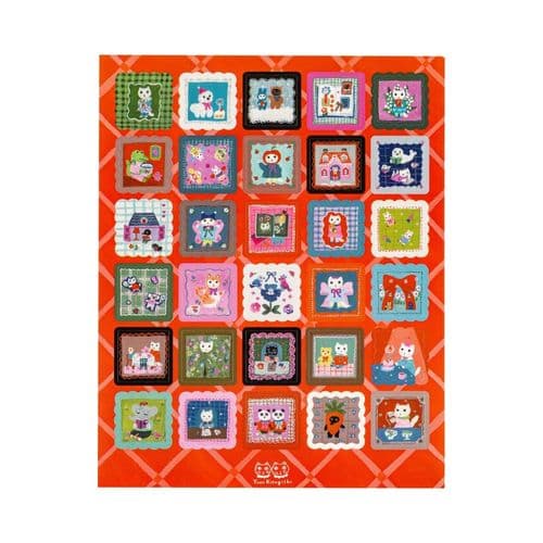 Hobonichi Techo - Stickers - Yumi Kitagishi: Daily Life of White Cat