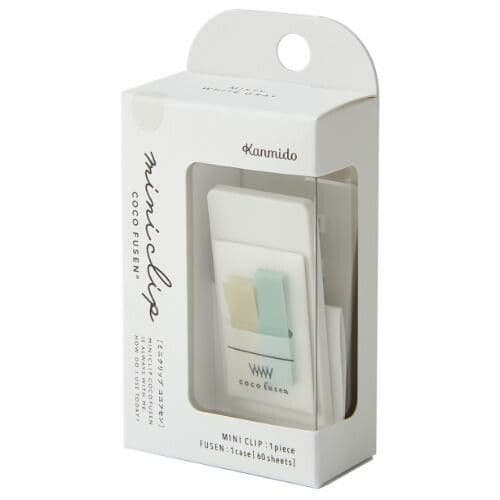 Kanmido - Coco Fusen Mini Clip - Misty White Grey