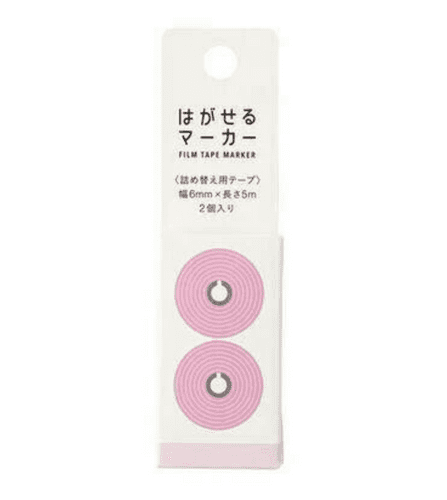 Kanmido - Fusen - Marker Film Tape - REFILL - Light Pink