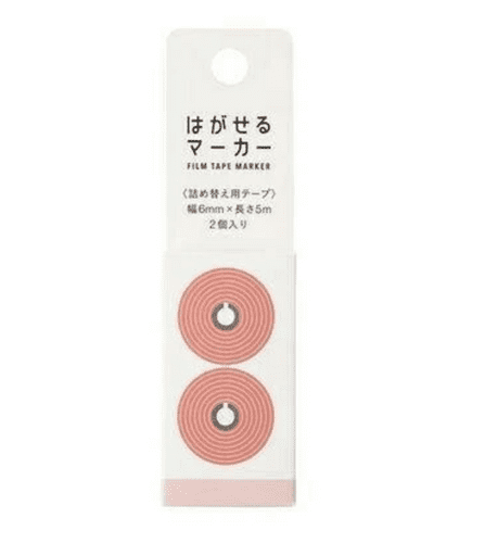 Kanmido - Fusen - Marker Film Tape - REFILL - Pink