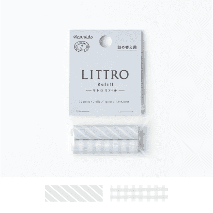 Kanmido - Littro - Sticky Notes Refill - Greyish