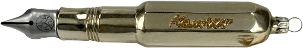 Kaweco - Glass Pen Christmas Decoration 2023 - Champagne