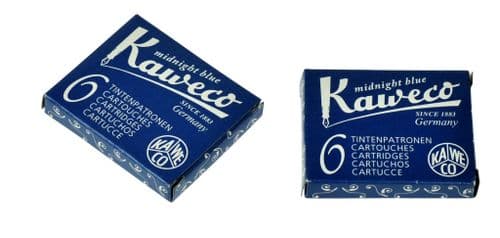 Kaweco - Ink Cartridges - International Standard Size - Midnight Blue