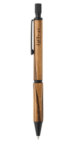 Kitera - Lift+ - Mechanical Pencil 0.5mm - Wood Collection - Zebra Wood