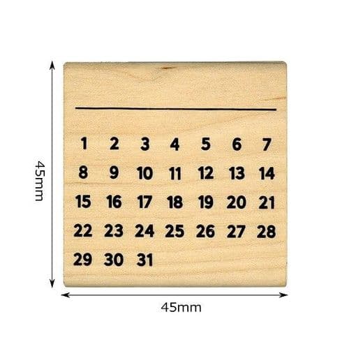 Kodomo No Kao - Wooden Stamp - Calendar Club