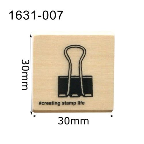 Kodomo No Kao - Wooden Stamp - Clip