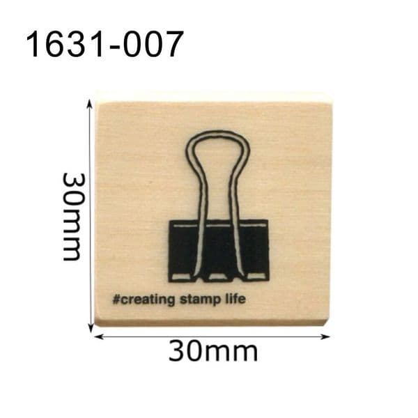 Kodomo No Kao - Wooden Stamp - Clip