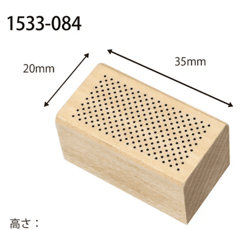 Kodomo No Kao - Wooden Stamp - Dot Pattern