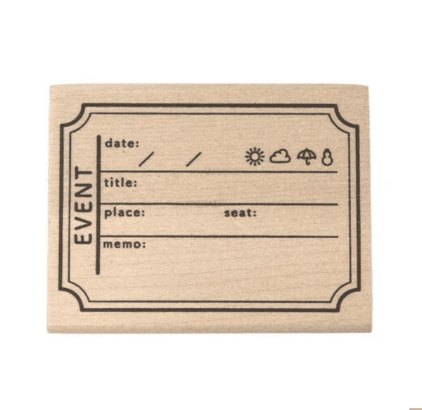 Kodomo No Kao - Wooden Stamp - Event