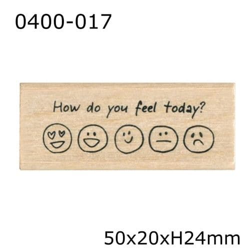 Kodomo No Kao - Wooden Stamp - Expression Stamp