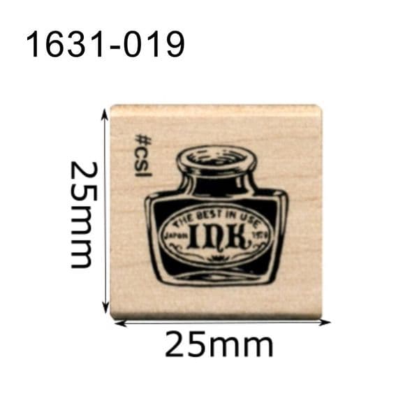 Kodomo No Kao - Wooden Stamp - Ink Bottle #2