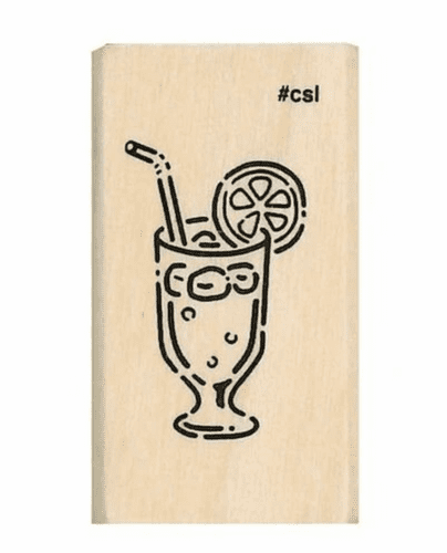 Kodomo No Kao - Wooden Stamp - Lemon Squash
