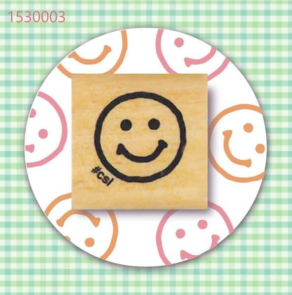 Kodomo No Kao - Wooden Stamp - Mini Smile