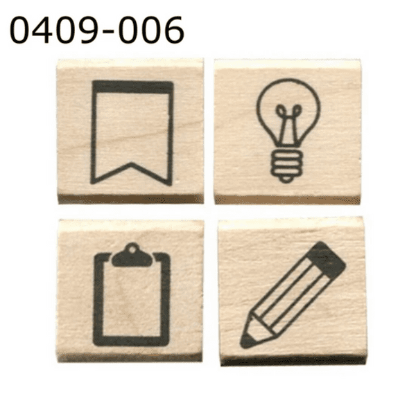 Kodomo No Kao - Wooden Stamp - Stamp Set - Marking