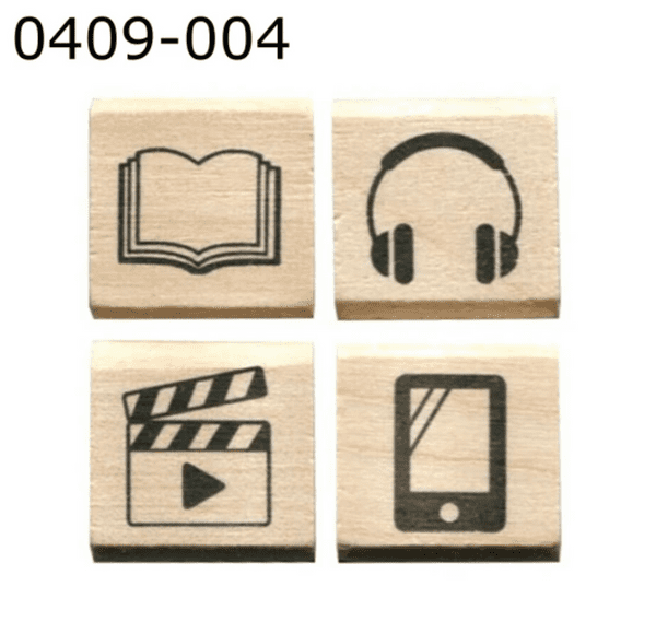 Kodomo No Kao - Wooden Stamp - Stamp Set - Music