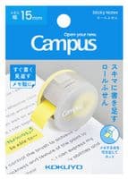 Kokuyo - Campus Roll Sticky Notes Dispenser - Yellow