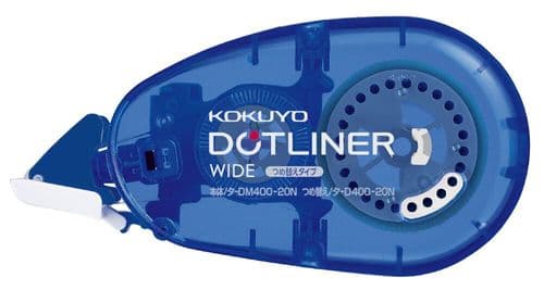 Kokuyo - Dotliner - Blue Wide - Strong Adhesive