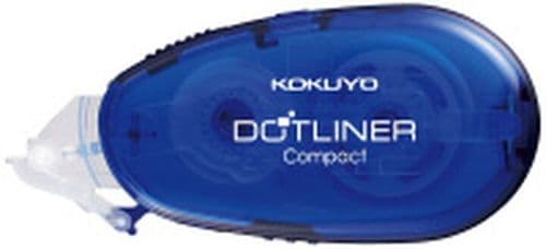 Kokuyo - Dotliner - Compact Blue - Strong Adhesive