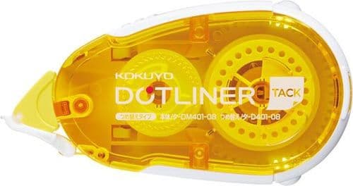 Kokuyo - Dotliner - Yellow - Removeable Adhesive