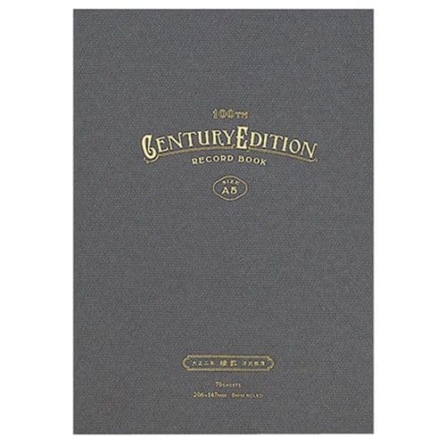 Kokuyo - Record Notebook - Century Edition - Grey - 5mm Grid