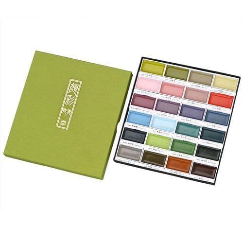 Kuretake - Gansai Tambi - Watercolour Set - 24 Set #2 - Art Nouveau