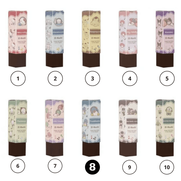 Kutsuwa - Sanrio Magnetic Erasers - Choice of 10 Designs