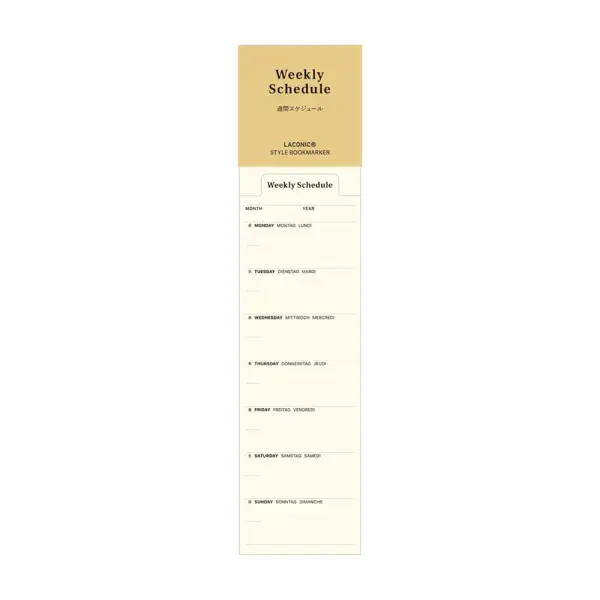 Laconic - Bookmark - Weekly