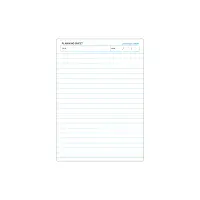 Laconic - Planning Sheet (A6) - B -  Ruled 6mm