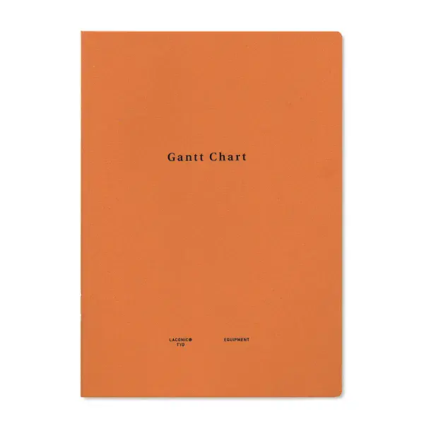 Laconic - Style Notebook - A5 - Gantt Chart
