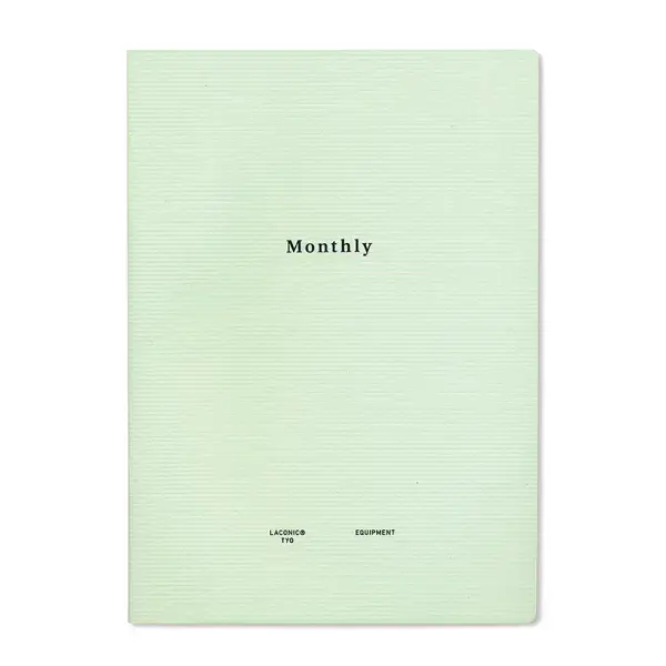 Laconic - Style Notebook - A5 - Monthly