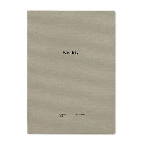 Laconic - Style Notebook - A5 - Weekly