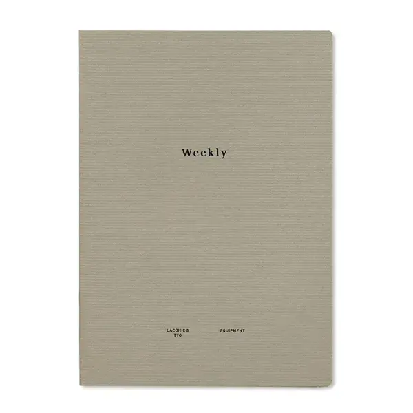 Laconic - Style Notebook - A5 - Weekly