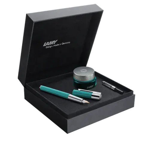 Lamy - Scala Fountain Pen - Majestic Jade - Limited Edition Set #1210