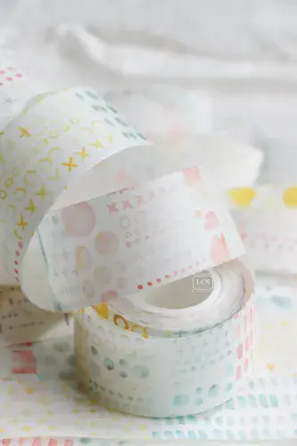 LCN Studio - Washi Tape - Watercolour Pattern #1